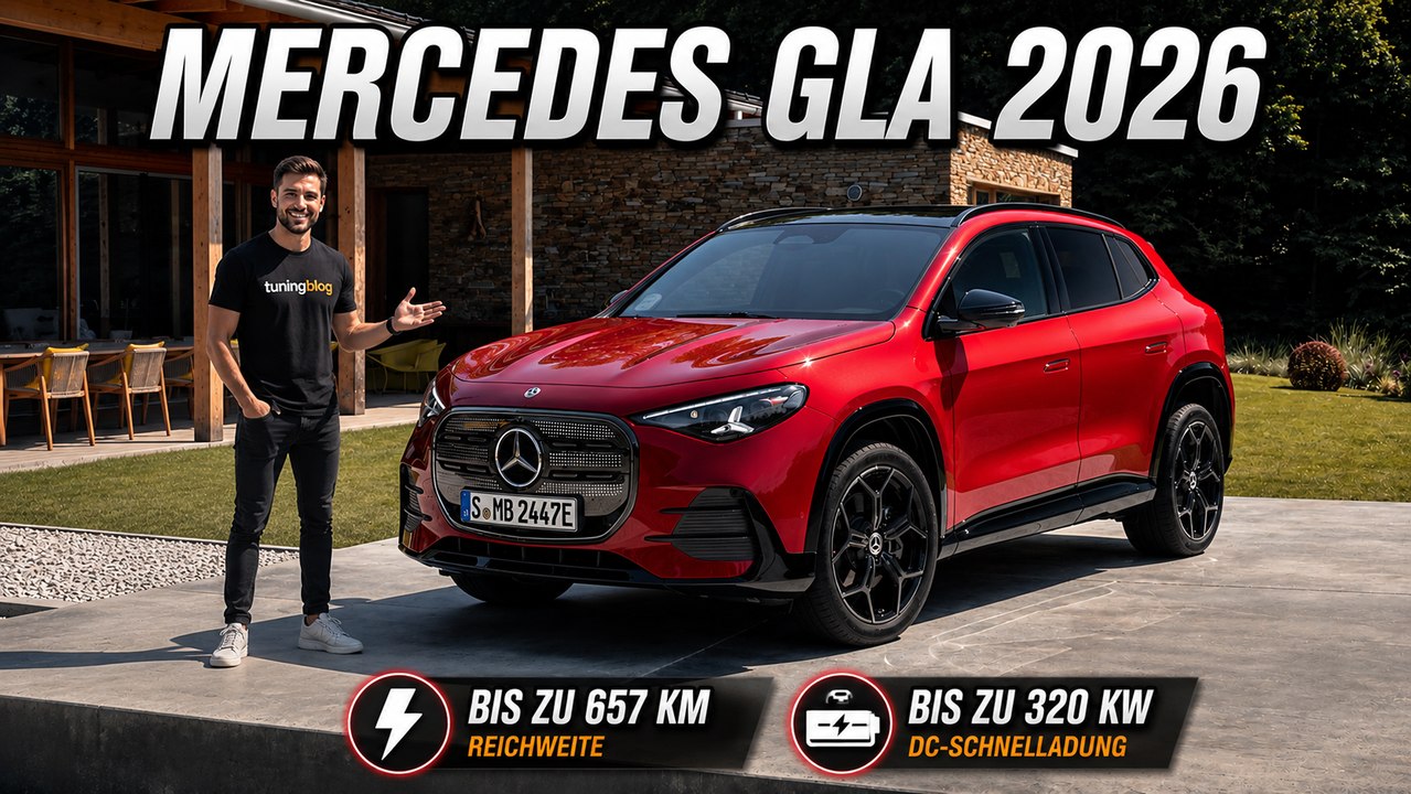 Mercedes GLA (2026) in Patagonia Red: GLA 200, 250+ & 350 4MATIC im Check
