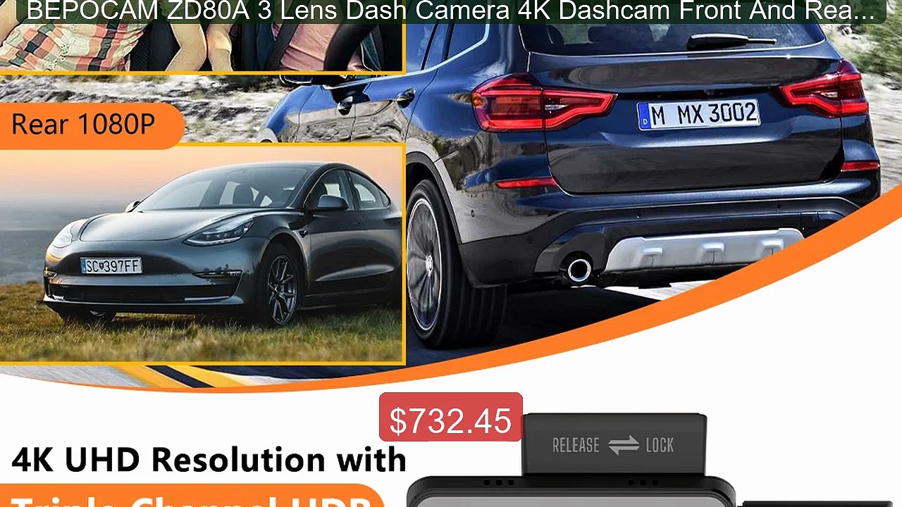 BEPOCAM ZD80A 3 Lens Dash Camera 4K Dashcam Front And Rear Wifi Bui... -- Top Rated 2026 | Buy Now!