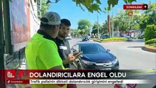 Zonguldak'ta trafik polisinin dikkati dolandırıcılık girişimini engelledi