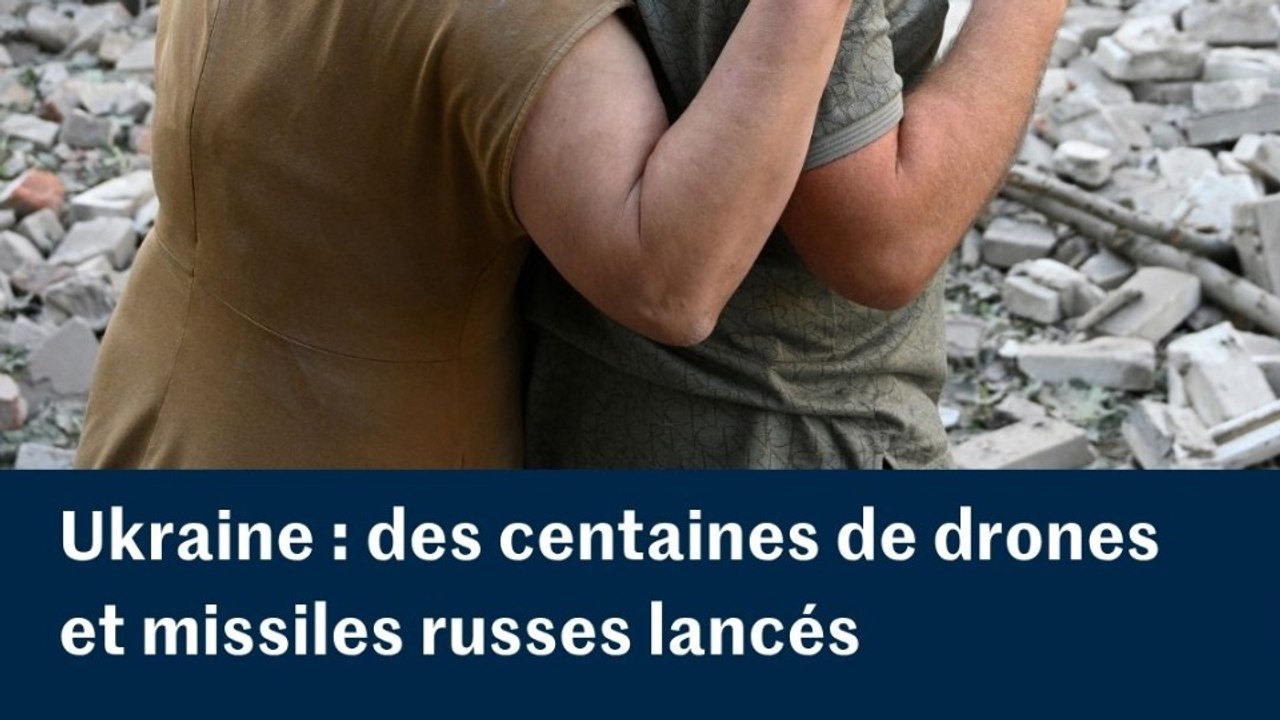 La nouvelle attaque de la Russie en Ukraine, des centaines de drones et missiles lancés