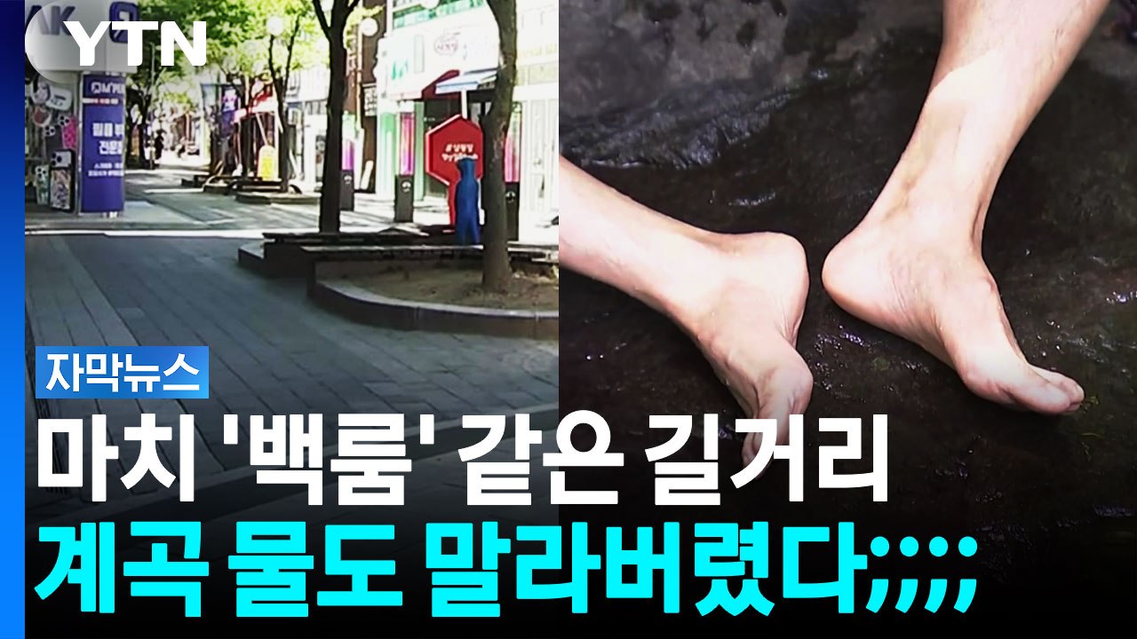 양산도 뚫리는 양산 날씨...40도 폭염에 거리 '사람 실종' [자막뉴스] / YTN