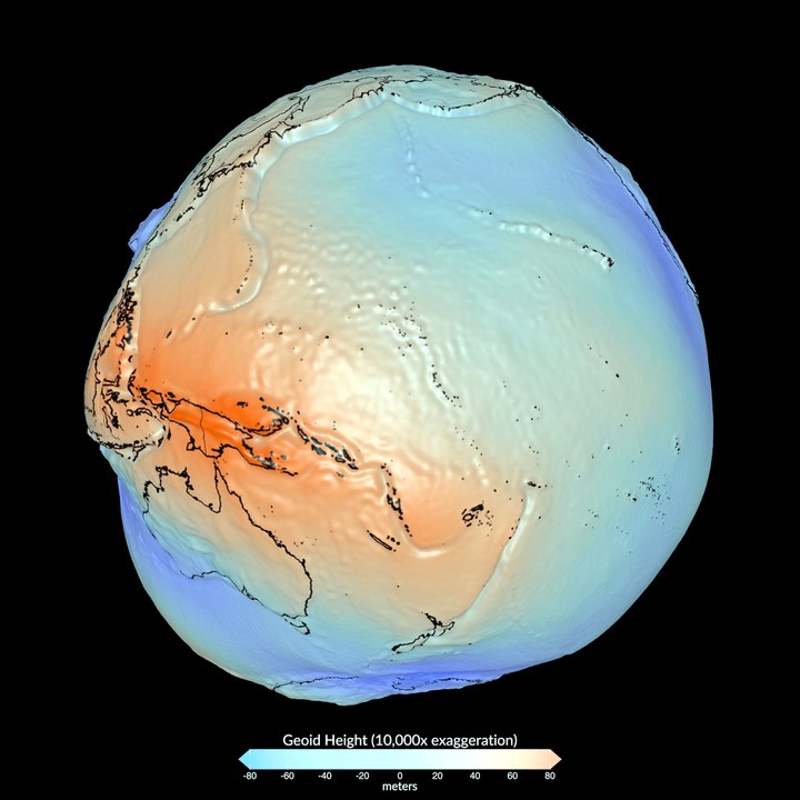 Modelo 3D mostra o verdadeiro formato da Terra. Está irreconhecível