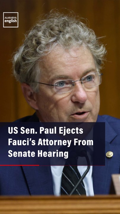 US Sen. Paul Ejects Fauci’s Attorney From Senate Hearing