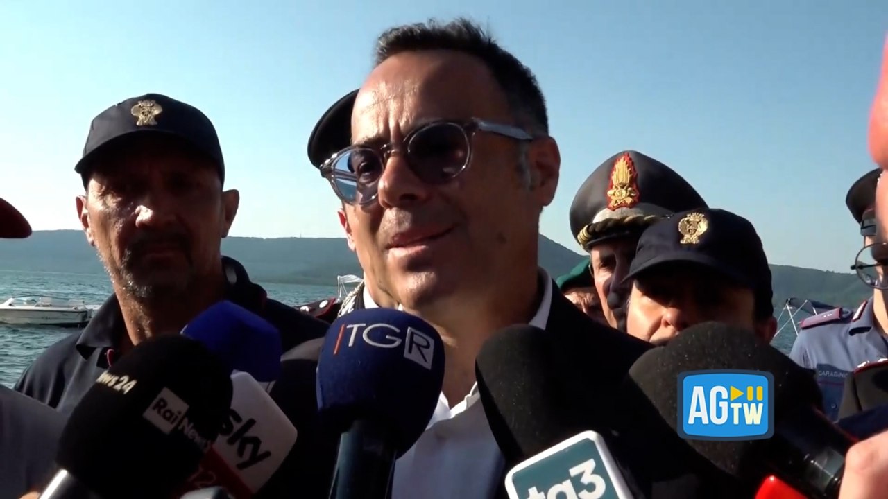 Il viceprefetto e le ricerche del marito di Roccella nel lago di Vico: «All'opera tutta la notte»