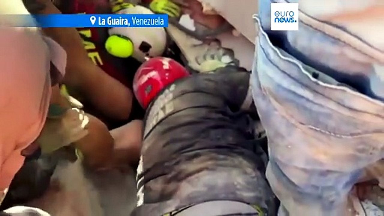 Venezuela-Beben: Mann nach drei Tagen lebend aus Trümmern gerettet