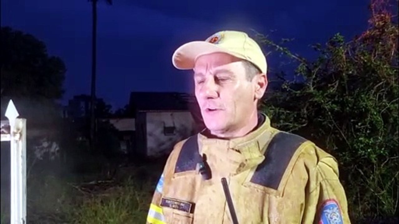 Subtenente dos Bombeiros detalha incêndio em casa abandonada no Centro de Cascavel