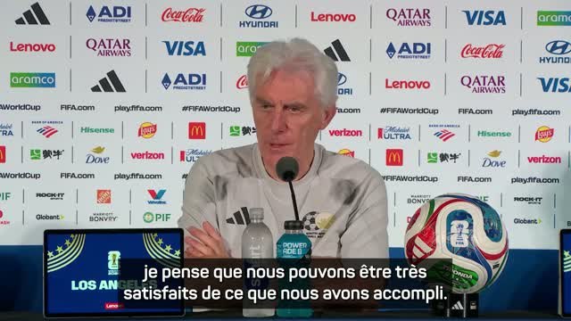 Afrique du Sud - Broos : Je suis fier de mon équipe