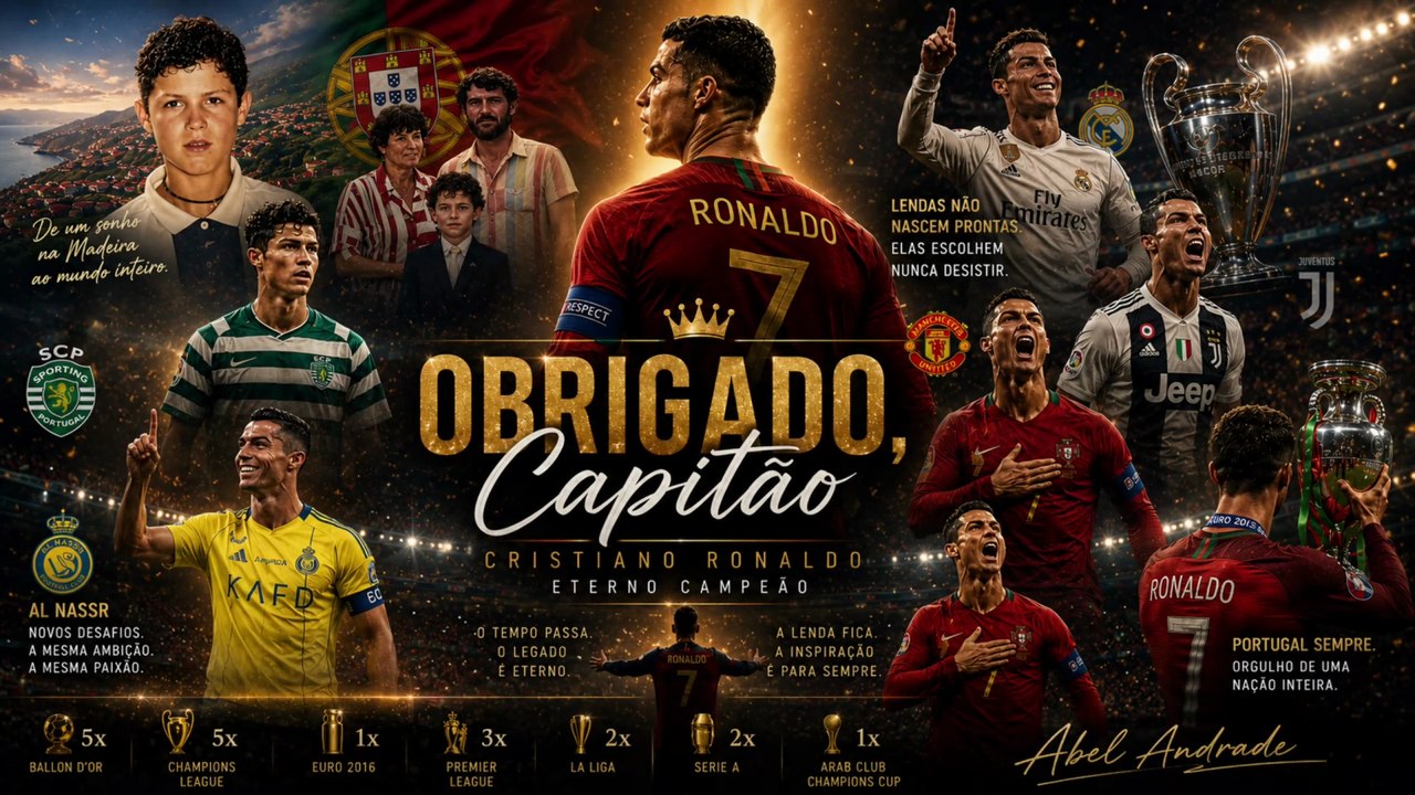 Obrigado Cristiano Ronaldo