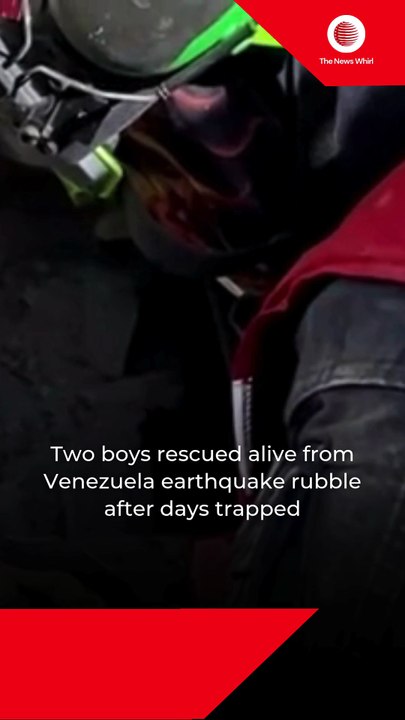 Two boys rescued alive from Venezuela earthquake