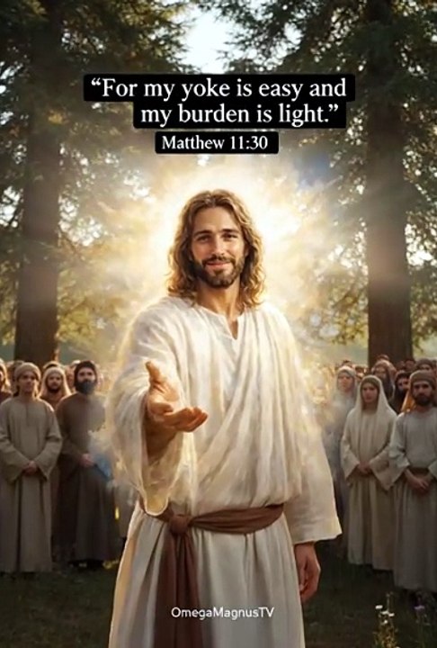 Jesus Christ ~  For my yoke is easy, and my burden is light.