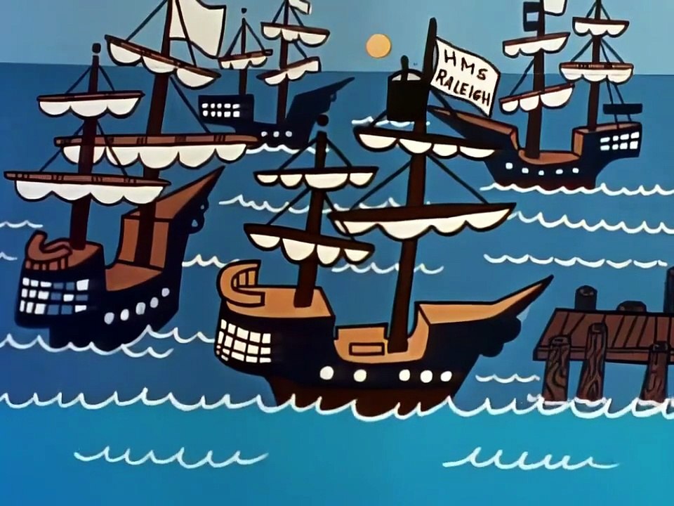 Peabody's Improbable History -  Sir Walter Raleigh (1960) English Short Series