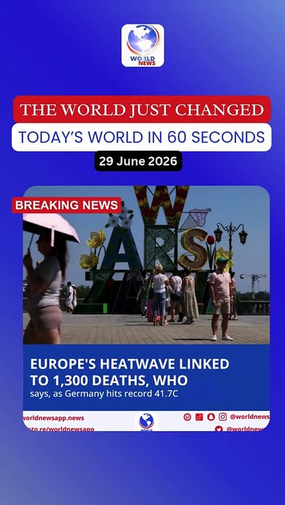 Europe's heatwave linked to 1,300 deaths, WHO says, as Germany hits record 41.7C