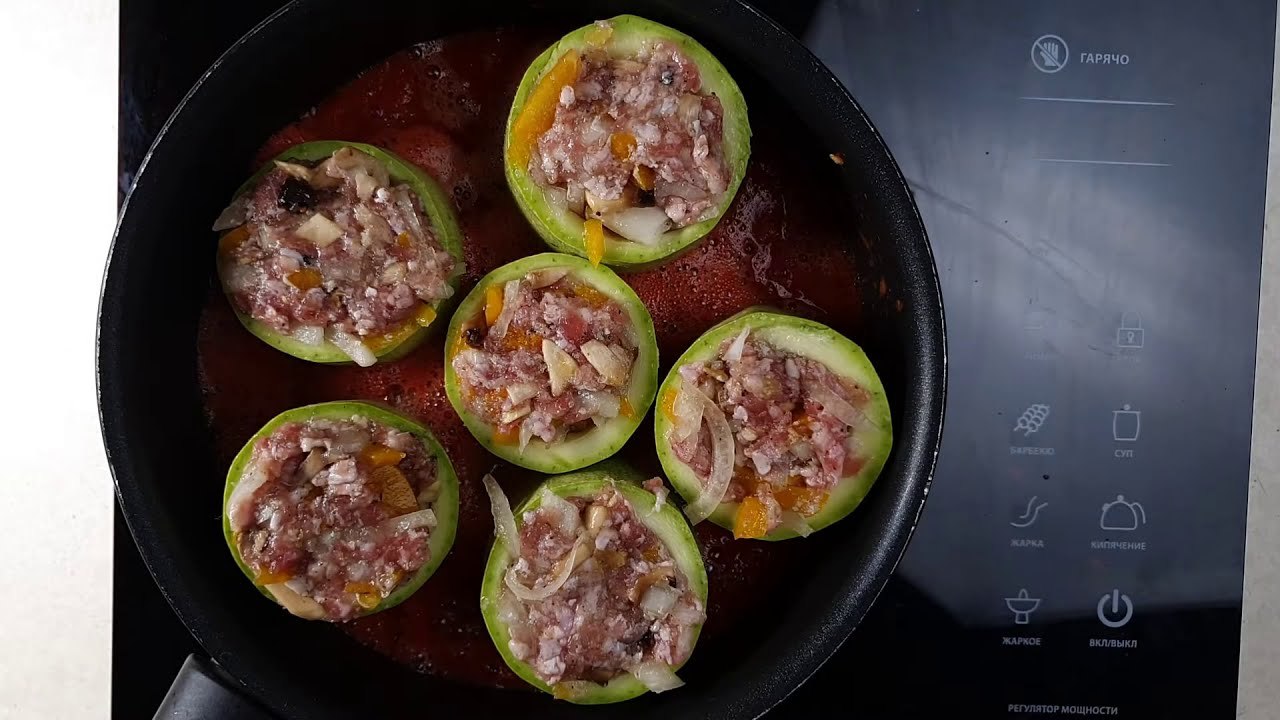 Zucchini mit Fleisch! Ich esse es jetzt 2 mal pro Woche weil es so lecker ist!