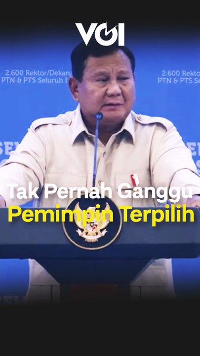 Empat kali Kalah Pilpres, Presiden Prabowo Bilang Begini