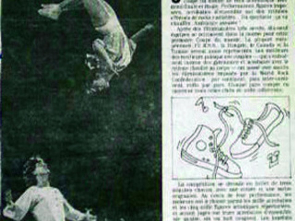 MES DEBUT AVEC NAYHALIE EN ACRO AU RDC 1987