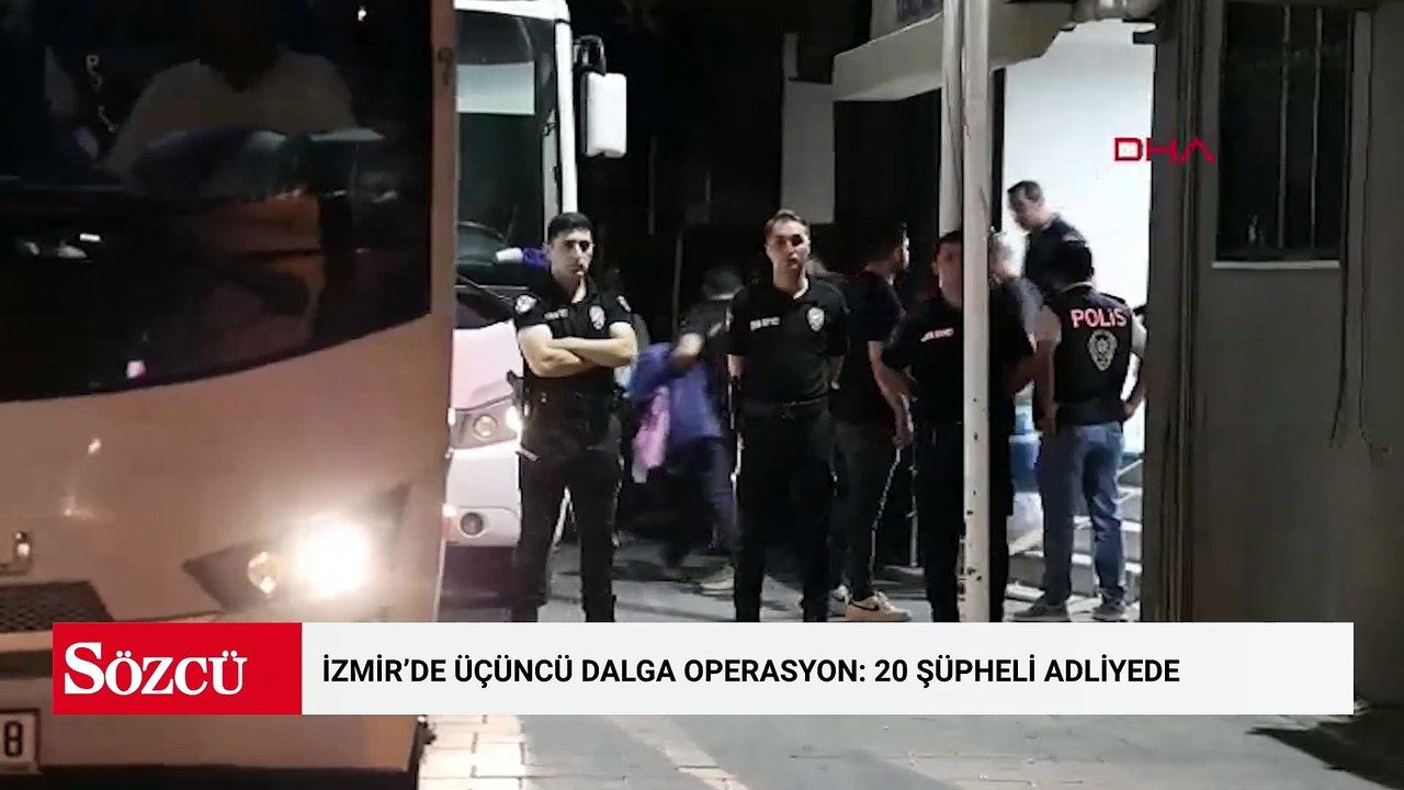 Seferihisar Belediye Başkanı Yetişkin'in de aralarında bulunduğu 20 şüpheli adliyeye sevk edildi