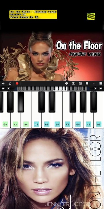 On The Floor - Jennifer Lopez | Piano Cover By DJ | Pianist DJ | Walk Band