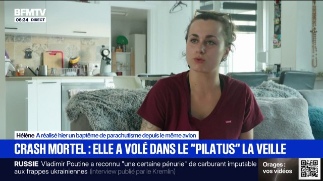 Crash à Tomblaine: le témoignage d'Hélène, qui a effectué un baptême de parachutisme dans le même avion la veille de l'accident