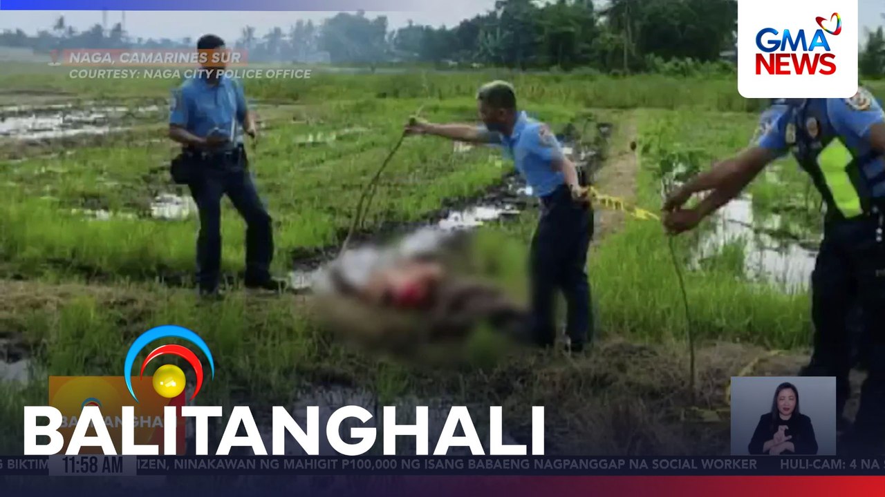 Lalaki, patay matapos tagain ng nakaalitang kapwa-magsasaka dahil sa patubig sa palayan | Balitanghali