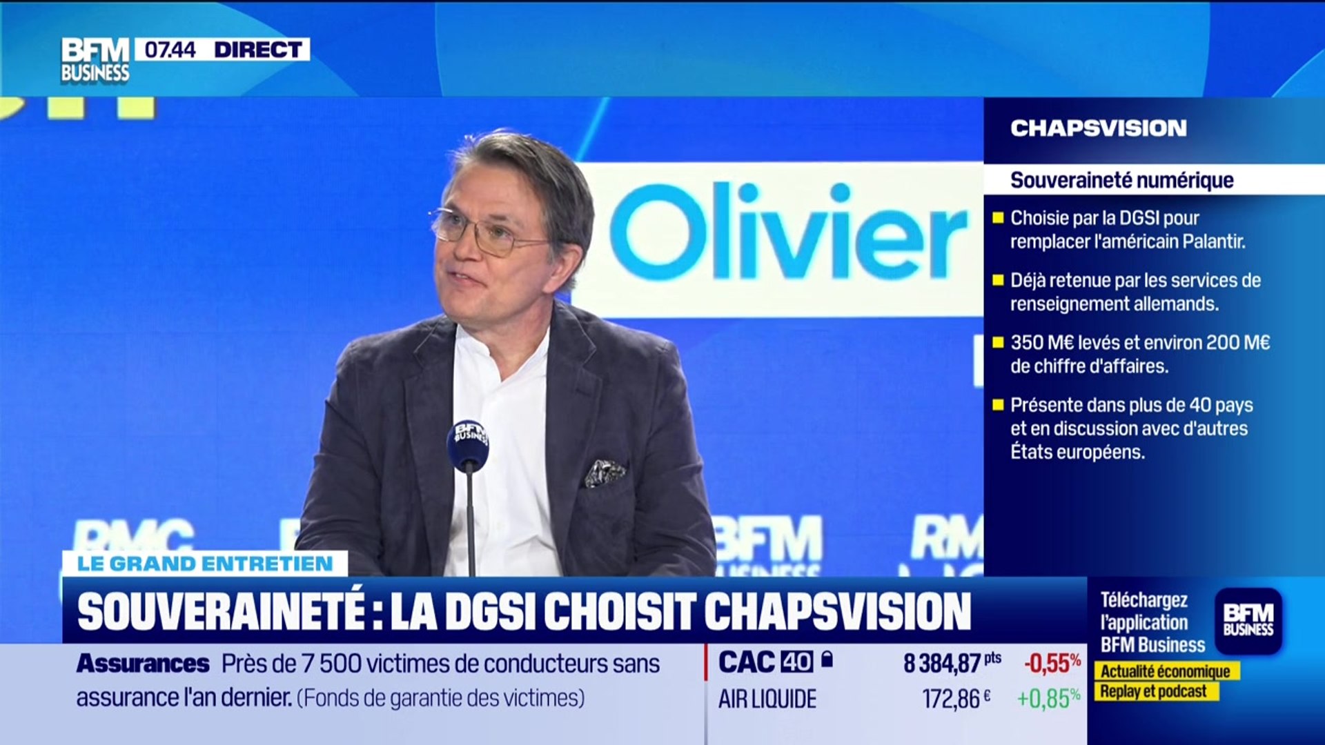 Le Grand entretien : Souveraineté, la DGSI choisit ChapsVision - 29/06