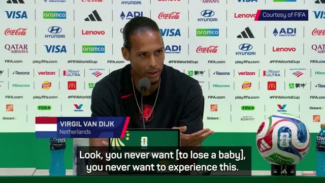 Van Dijk sends support to Gakpo after loss of unborn baby