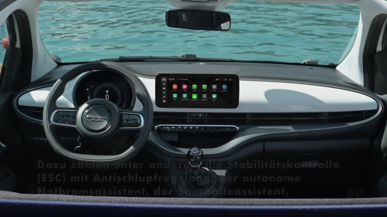 Sonderserie Fiat 500 Hybrid Dolcevita - das Interieurdesign