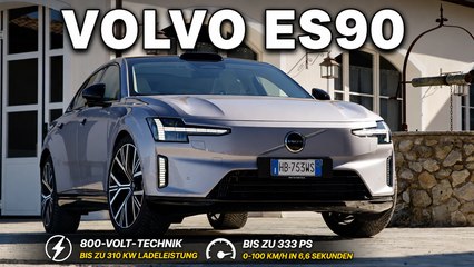 Volvo ES90: 333 PS, schnelles Laden und skandinavisches Design