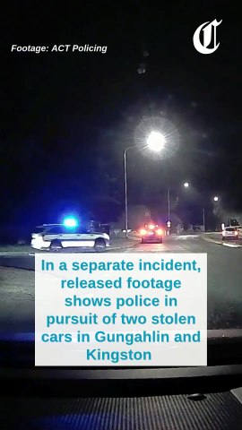Footage shows stolen cars being driven dangerously in Canberra | The ...