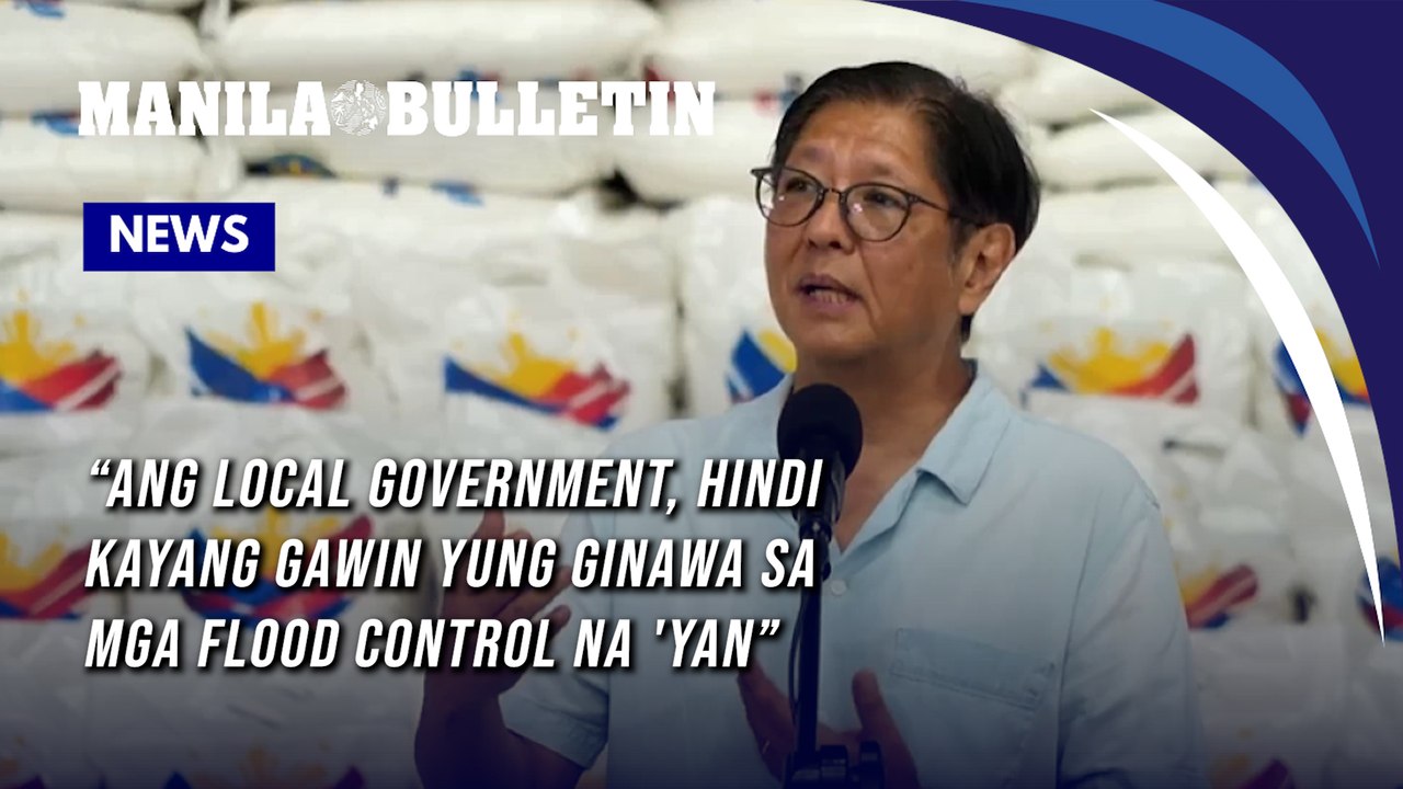 Marcos says barangay project funding  won’t lead to flood-control scandal