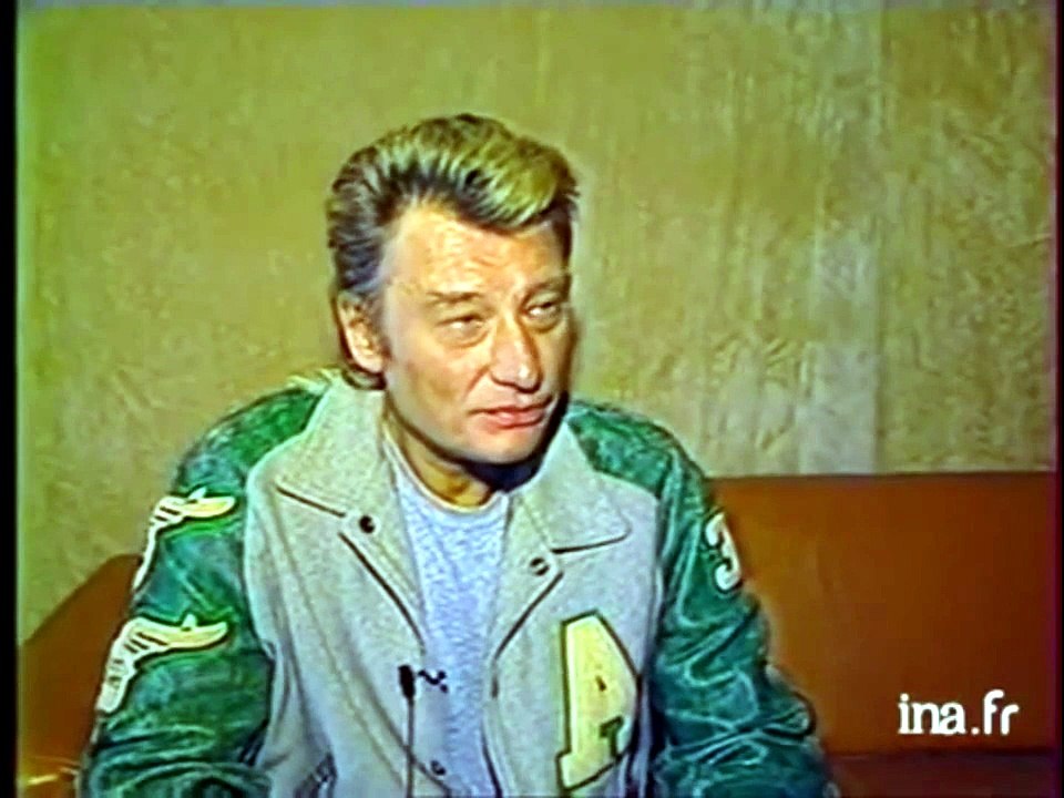 1987 - Johnny Hallyday en interview à propos de Terminus dans Midi 3 sur FR3 Normandie (29 Janvier)
