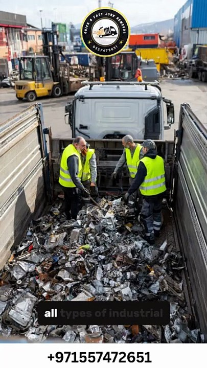 Industrial scrap collection Dubai Investment Park