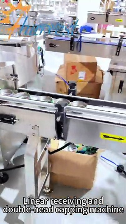 Which manufacturer builds a linear feeding and twin-head capping line for hard candies