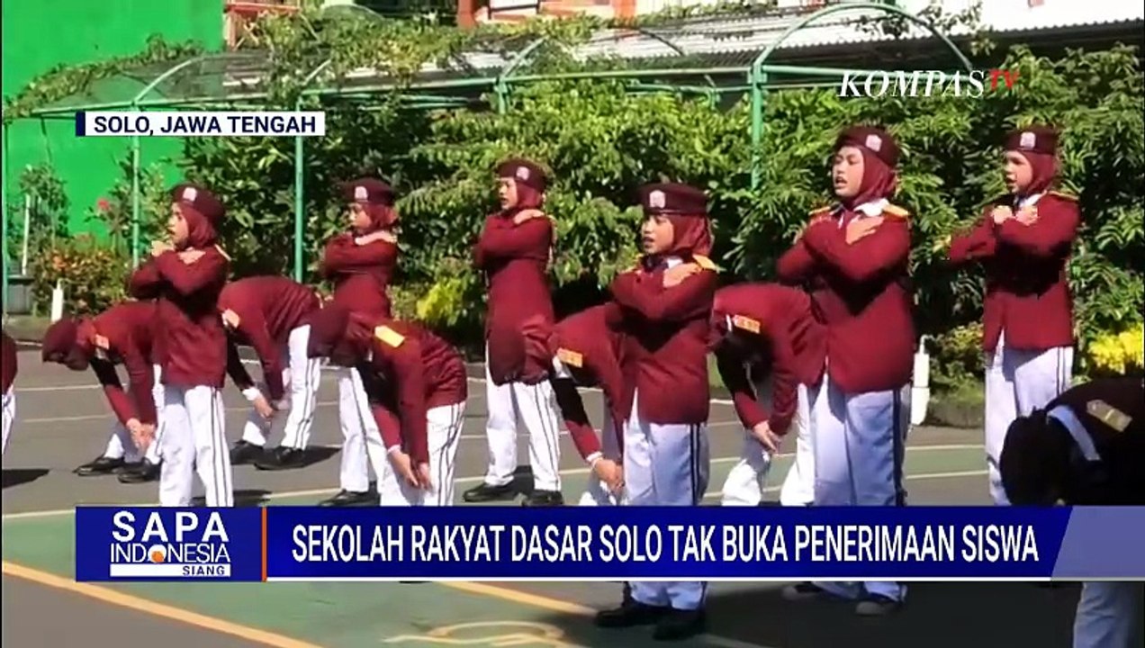 Tahun Ajaran Baru, Sekolah Rakyat Dasar Solo Tak Menerima Murid Baru |SAPA SIANG