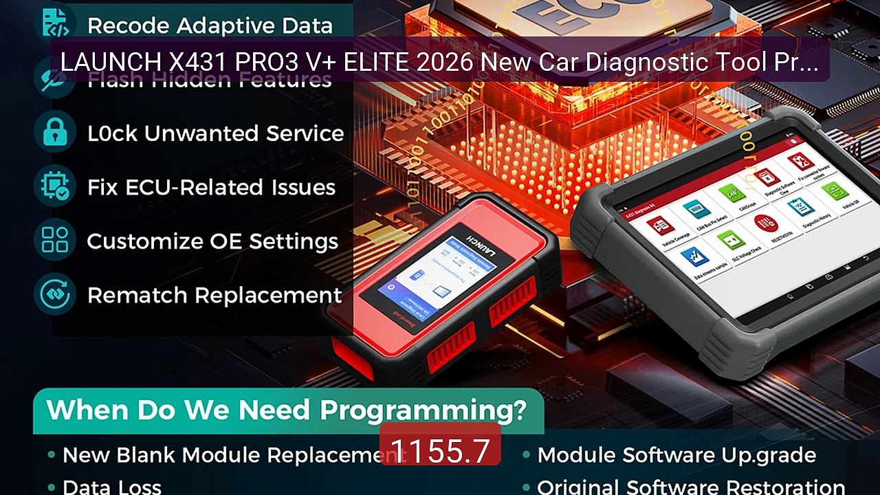 LAUNCH X431 PRO3 V+ ELITE 2026 New Car Diagnostic Tool Profess... -- Hot Deal 2026 | Limited Offer!