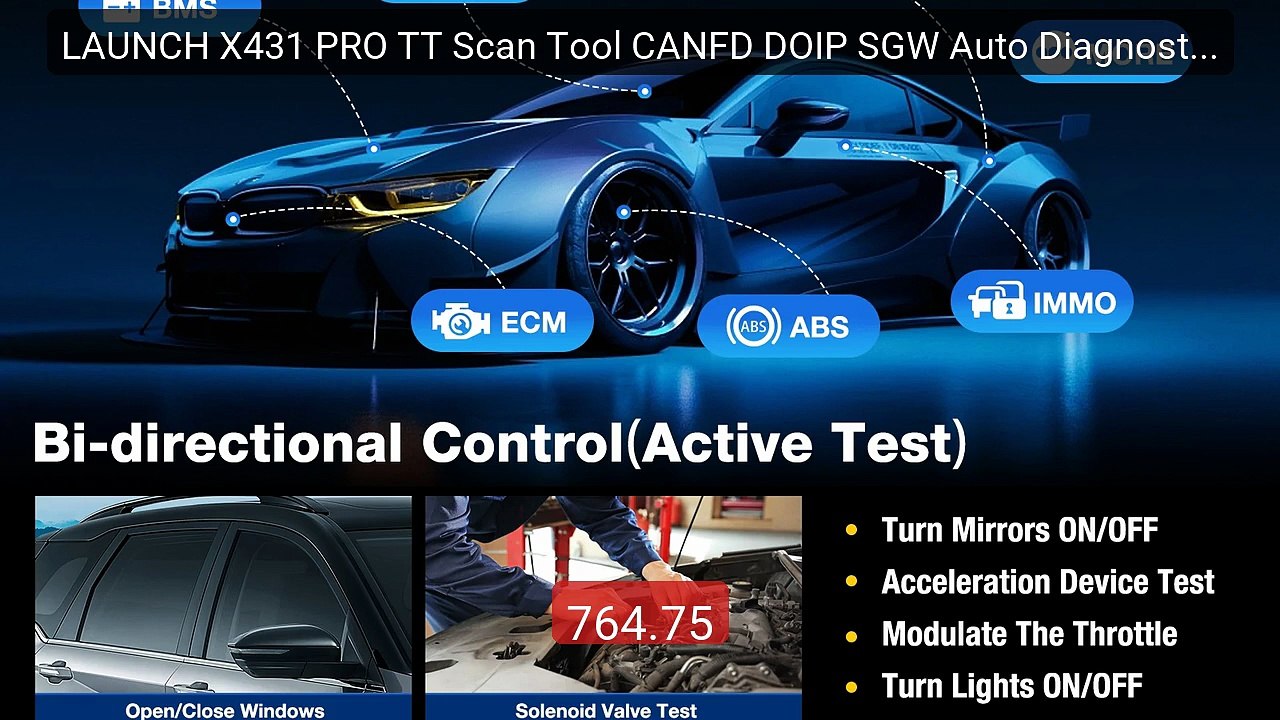 LAUNCH X431 PRO TT Scan Tool CANFD DOIP SGW Auto Diagnostic To... -- Best Buy 2026 | Great Quality!