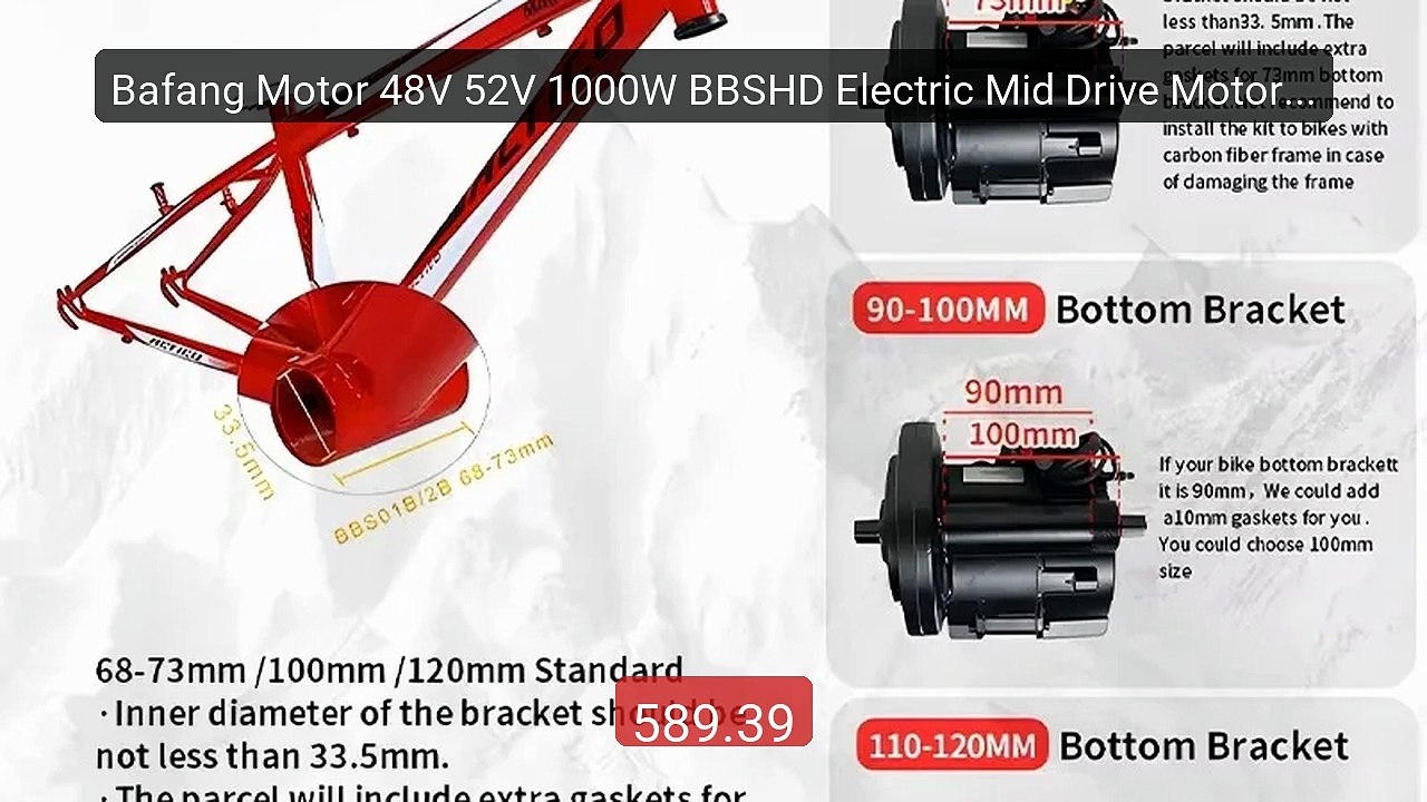 Bafang Motor 48V 52V 1000W BBSHD Electric Mid Drive Motor Elec... -- Hot Deal 2026 | Limited Offer!