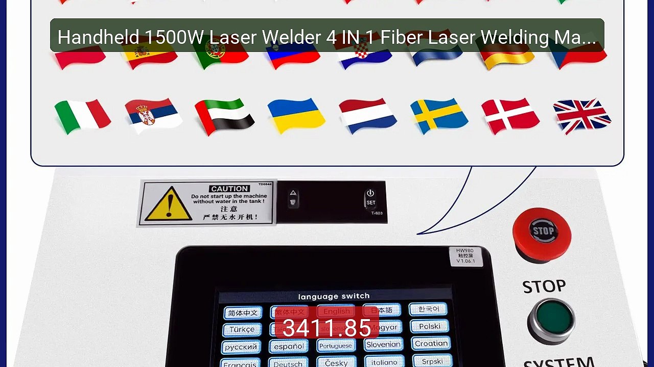 Handheld 1500W Laser Welder 4 IN 1 Fiber Laser Welding Machine... -- Best Buy 2026 | Great Quality!