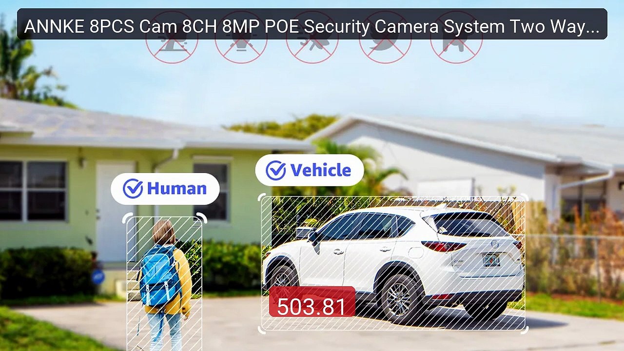 ANNKE 8PCS Cam 8CH 8MP POE Security Camera System Two Way Audi... -- Hot Deal 2026 | Limited Offer!