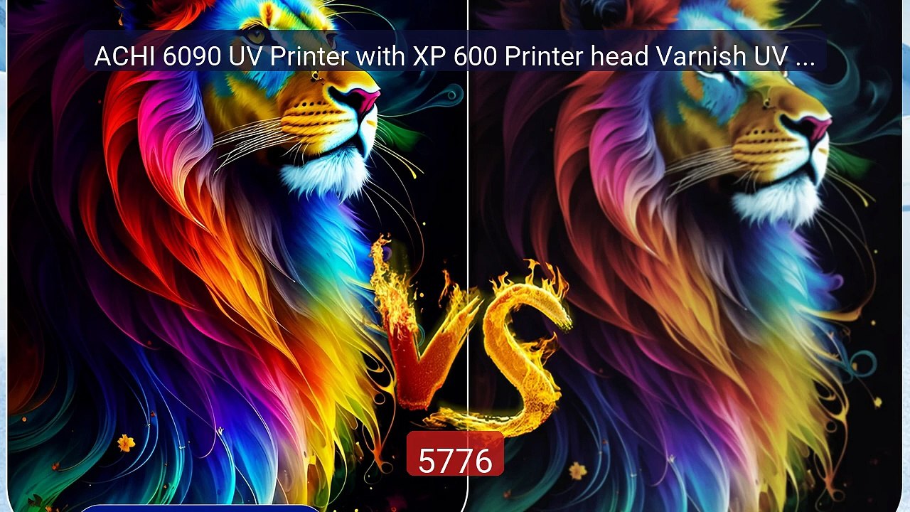 ACHI 6090 UV Printer with XP 600 Printer head Varnish UV Pr... -- Top Pick 2026 | Unbeatable Price!