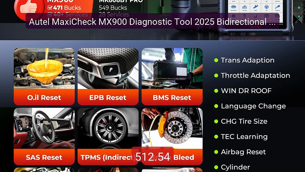 Autel MaxiCheck MX900 Diagnostic Tool 2025 Bidirectional Scann... -- Best Buy 2026 | Great Quality!