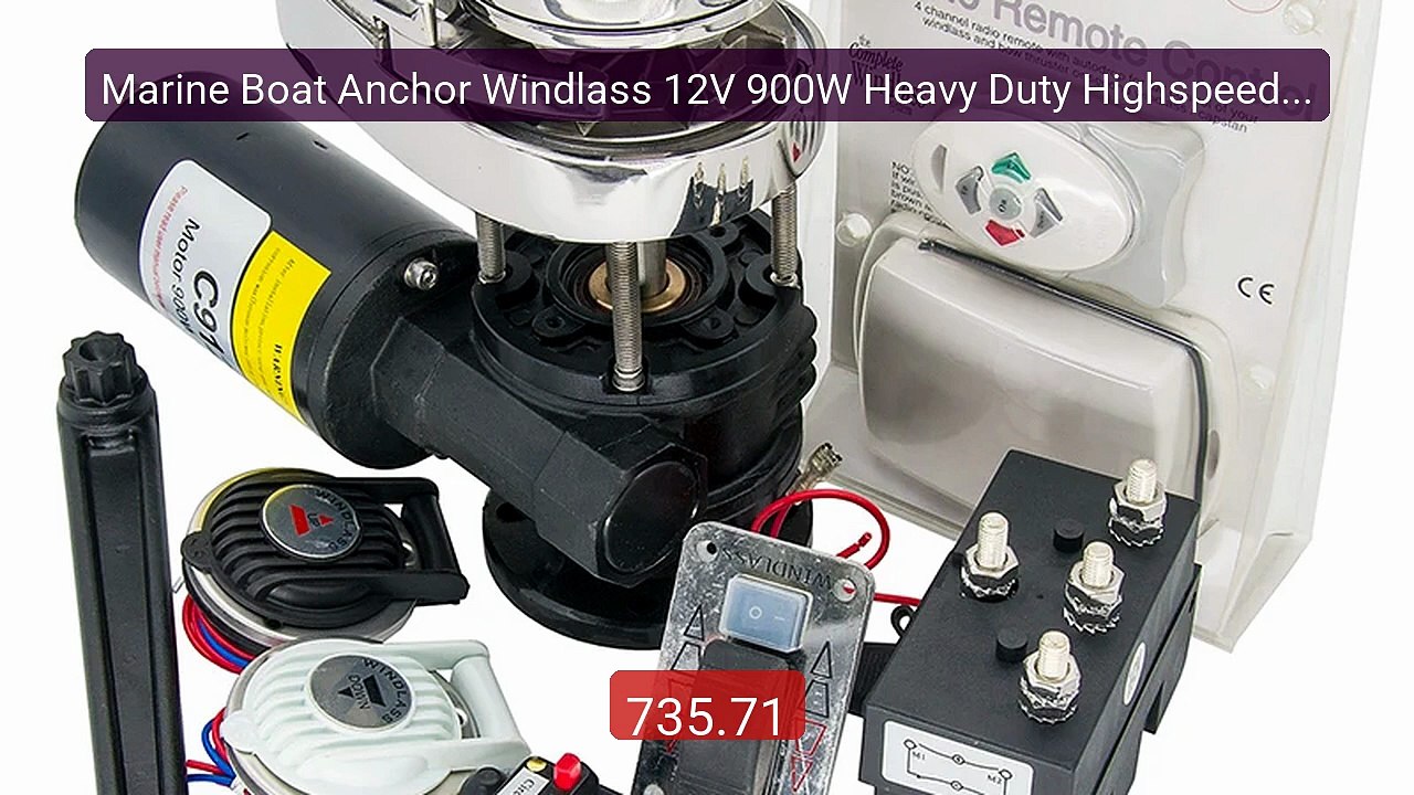 Marine Boat Anchor Windlass 12V 900W Heavy Duty Highspeed Winch for... -- Top Rated 2026 | Buy Now!