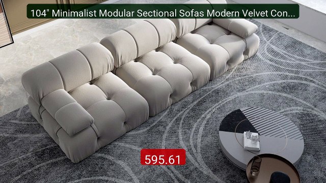 104 Minimalist Modular Sectional Sofas Modern Velvet Convert... Amazing Value 2026 | Must Have!