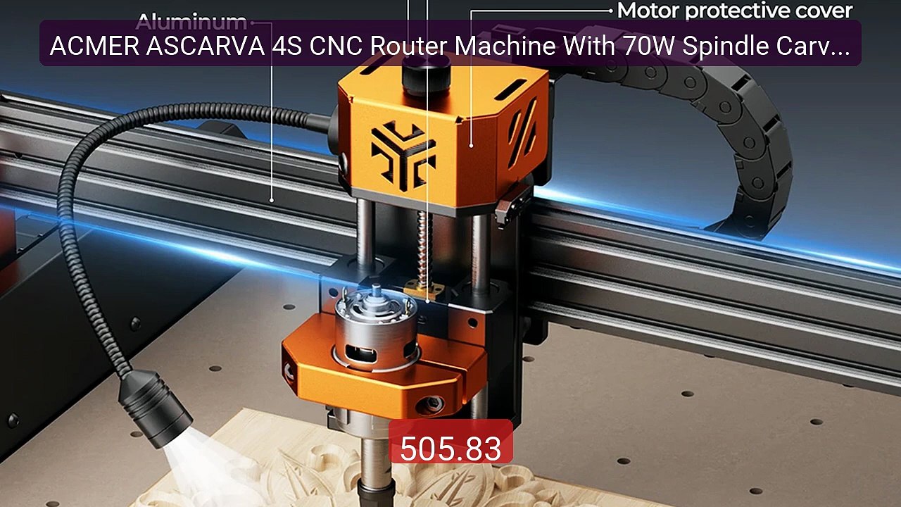 ACMER ASCARVA 4S CNC Router Machine With 70W Spindle Carving 0.01mm... -- Top Rated 2026 | Buy Now!