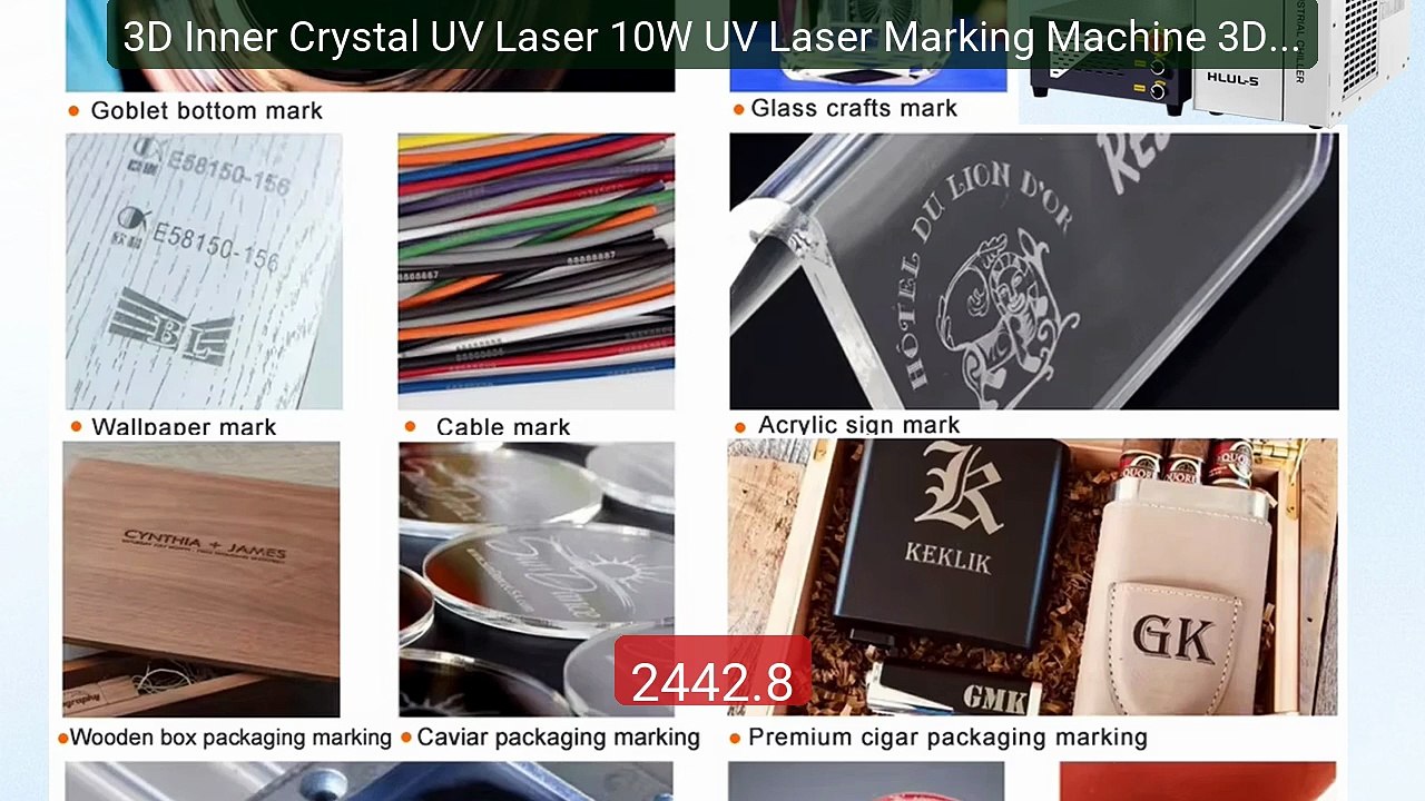 3D Inner Crystal UV Laser 10W UV Laser Marking Machine 3D I... -- Top Pick 2026 | Unbeatable Price!