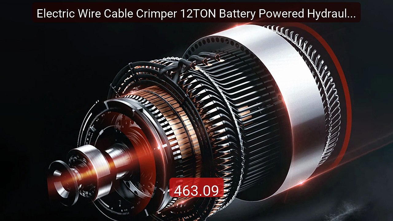 Electric Wire Cable Crimper 12TON Battery Powered Hydraulic... -- Top Pick 2026 | Unbeatable Price!