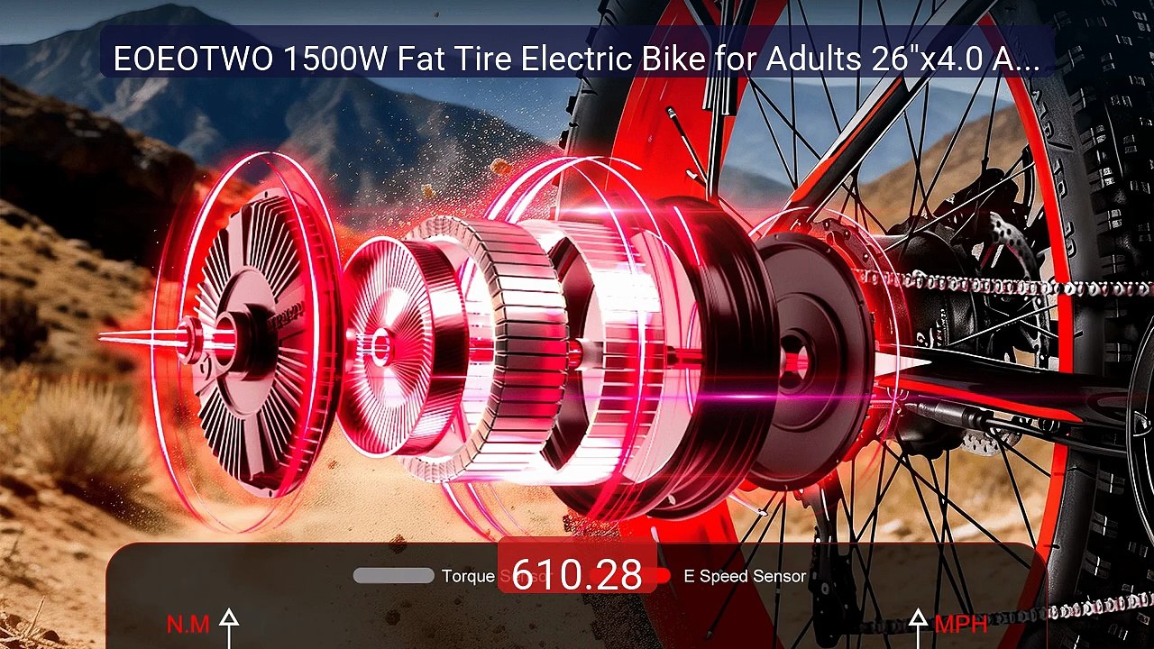 EOEOTWO 1500W Fat Tire Electric Bike for Adults 26"x4.0 All T... -- Amazing Value 2026 | Must Have!