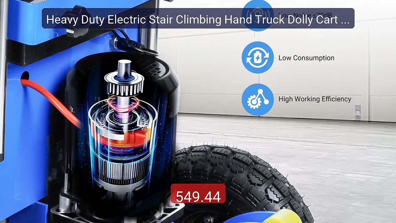 Heavy Duty Electric Stair Climbing Hand Truck Dolly Cart 880 L... -- Best Buy 2026 | Great Quality!