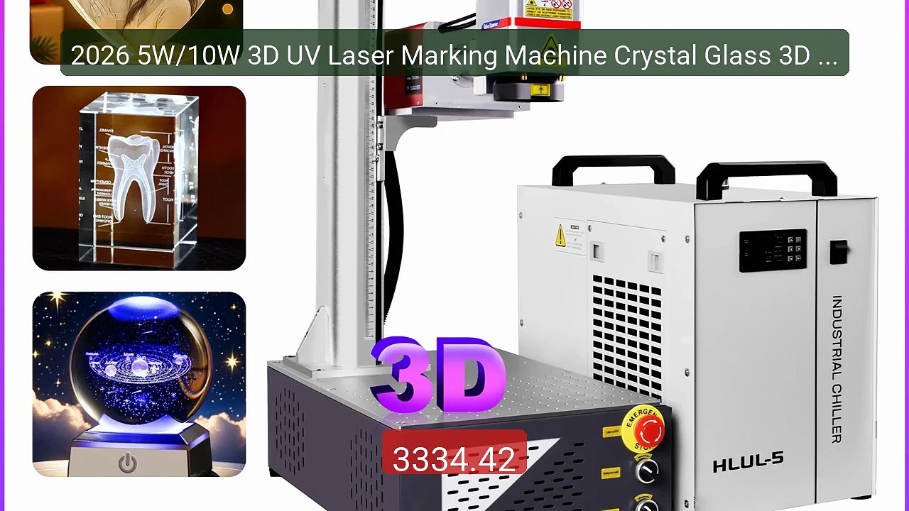 2026 5W/10W 3D UV Laser Marking Machine Crystal Glass 3D Inside Eng... -- Top Rated 2026 | Buy Now!