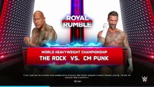 WWE 2K25 - The Rock vs. CM Punk