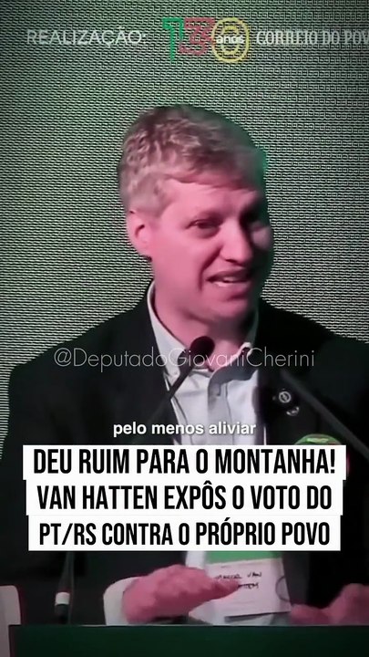 Deu ruim para o PT: Van Hattem expôs o voto do PT/RS contra o próprio povo